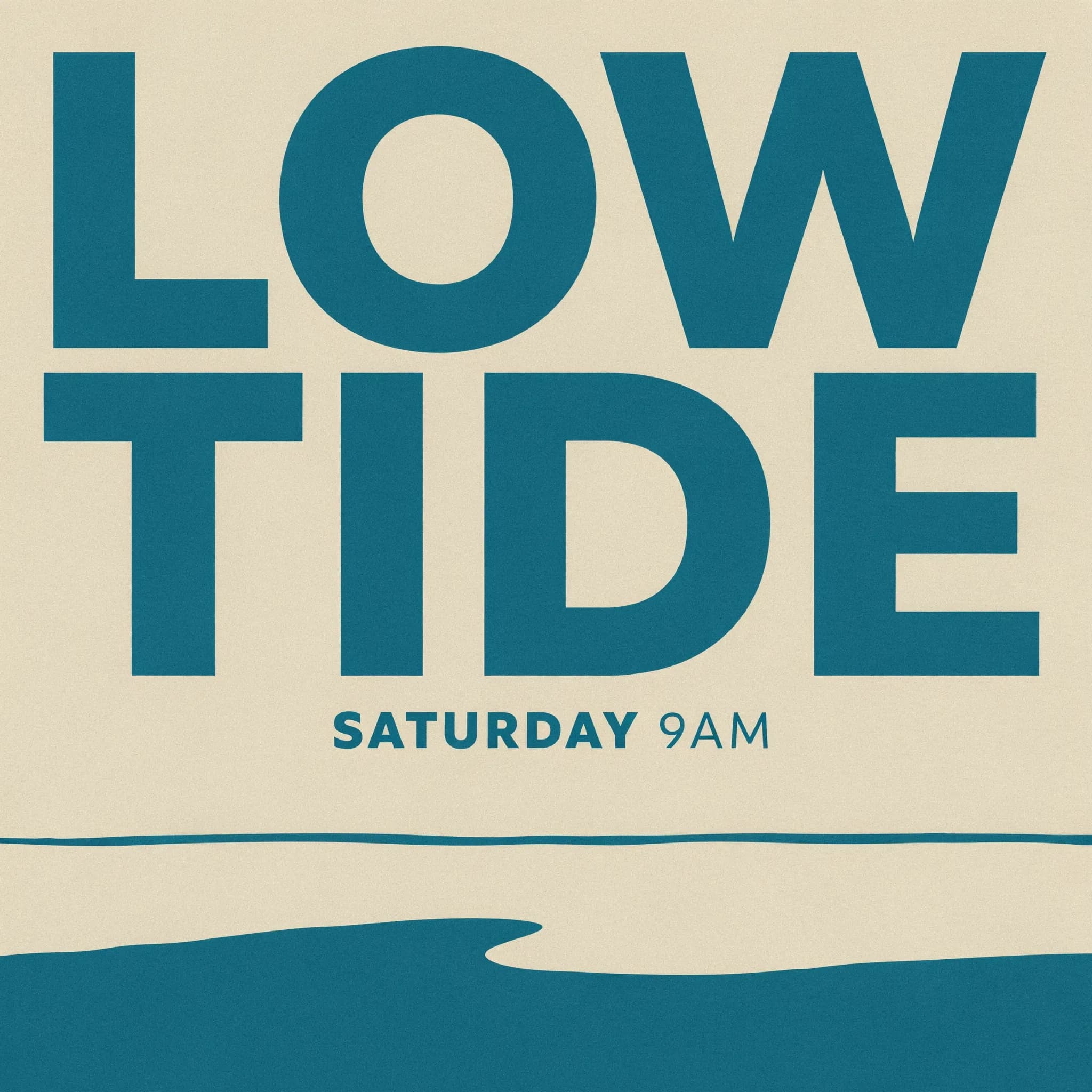 Flat two-color poster generated with Ideogram 4.5, headline text rendering cleanly